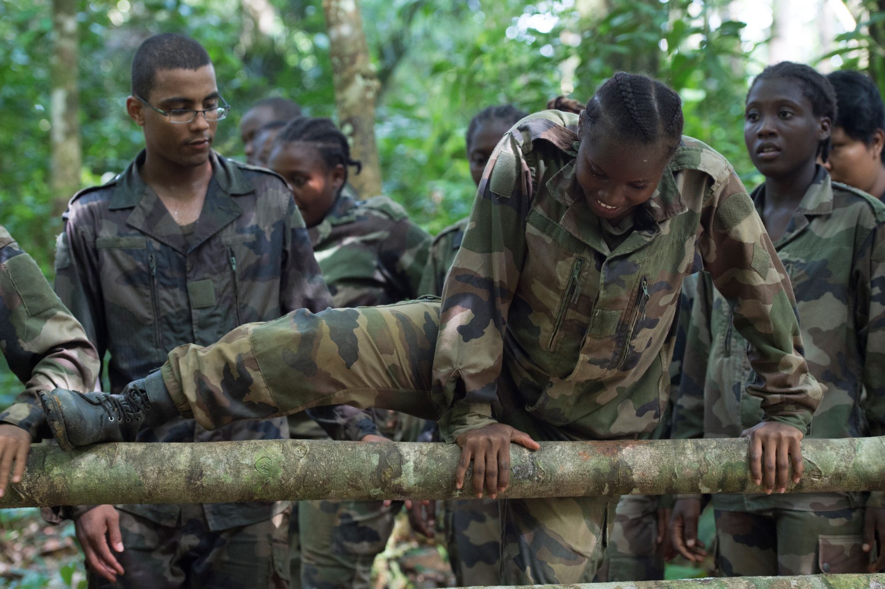 Formation militaire en Guyane au RSMA Guyane
